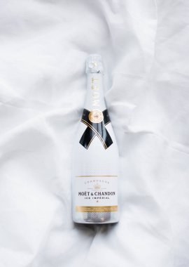 Odessa, Ukrayna - 23 Mayıs 2018: Moet ve Chandon buz İmparatorluk cham