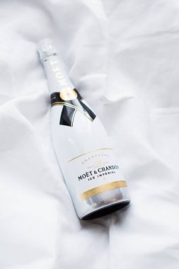 Odessa, Ukrayna - 23 Mayıs 2018: Moet ve Chandon buz İmparatorluk cham