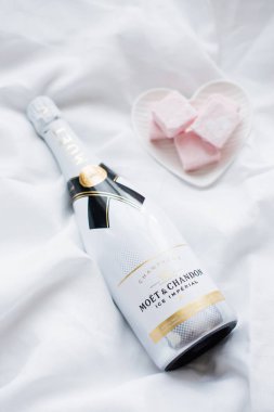 Odessa, Ukrayna - 23 Mayıs 2018: Moet ve Chandon buz İmparatorluk cham
