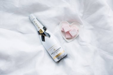 Odessa, Ukrayna - 23 Mayıs 2018: Moet ve Chandon buz İmparatorluk cham