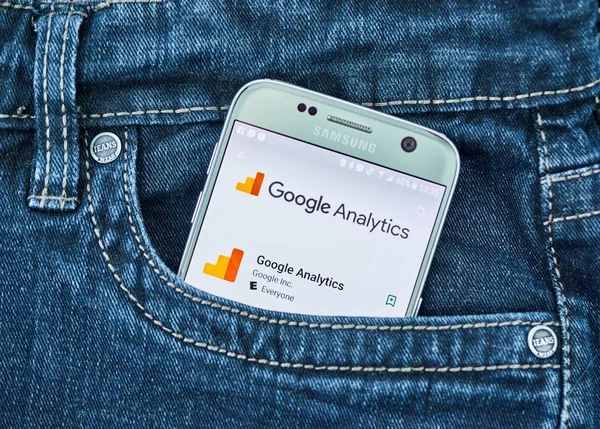 Montreal Canada Settembre 2018 Google Analytics Mobile App Google Analytics — Foto Stock