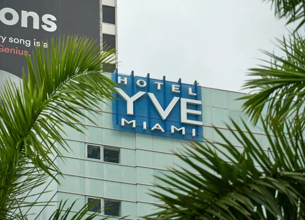 Miami Usa Augusti 2018 Yve Hotel Miami Florida — Stockfoto