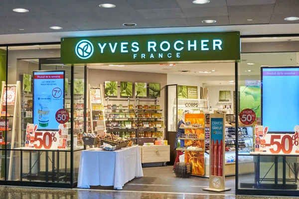 Montreal Canada September 2018 Yves Rocher Boutique Montreal Yves Rocher — Stock Photo, Image