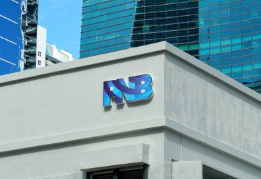 Miami, Amerika Birleşik Devletleri - 22 Ağustos 2018: Pasifik Ulusal Bankası Miami, FL Pasifik Ulusal Bankası iş ve kişisel bankacılık ürün ve hizmetleri sağlar