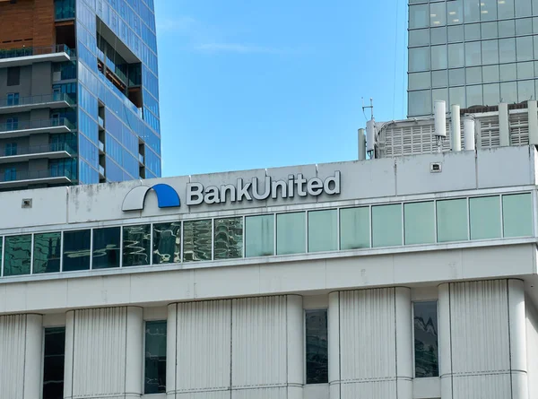 Miami Usa August 2018 Bank United Miami Florida Bank United — Stock Photo, Image