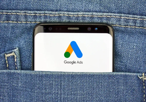 Montreal Canadá Septiembre 2018 Google Ads Nuevo Logotipo Aplicación Una — Foto de Stock