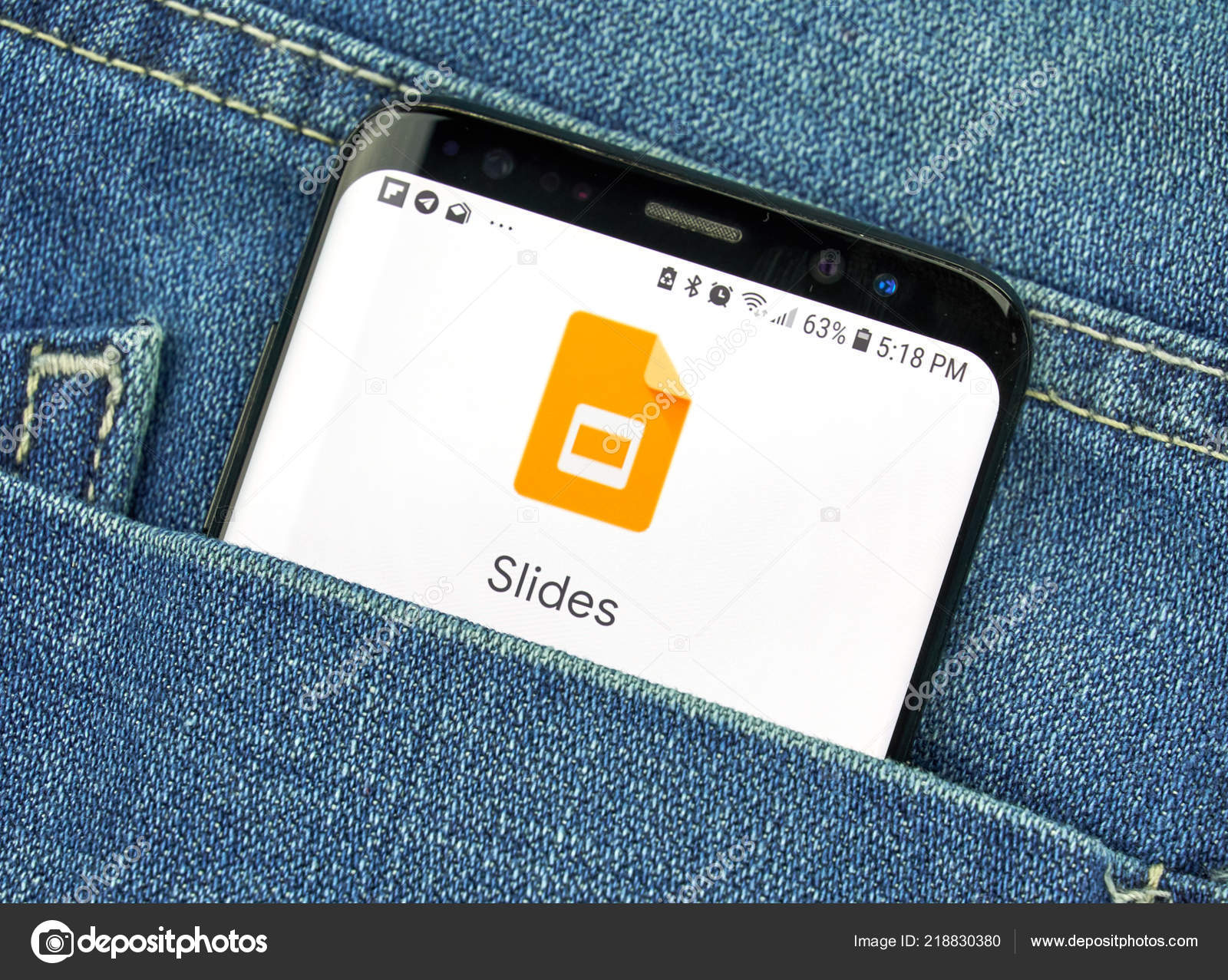 montreal canada october 2018 google slides app screen google slides