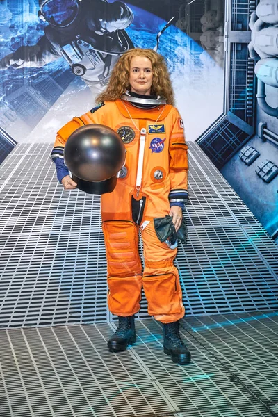 加拿大蒙特利尔 2018年9月23日 Julie Payette 加拿大宇航员 女商人 工程师 加拿大总督 蜡像馆格雷文在蒙特利尔 魁北克 — 图库照片