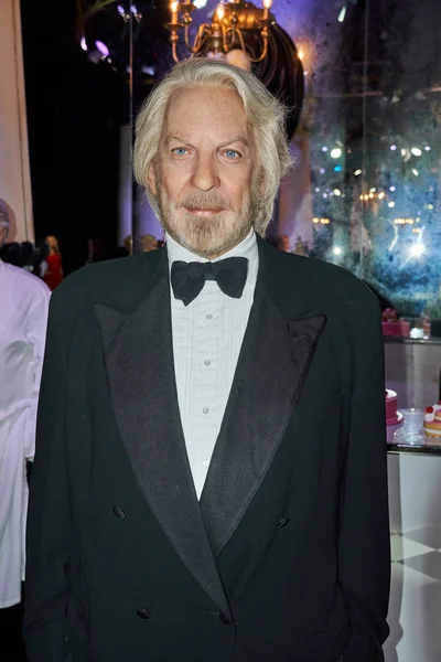 Montreal Kanada September 2018 Donald Sutherland Berühmter Kanadischer Schauspieler Wachsmuseum — Stockfoto