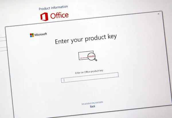 Montreal Canada January 2019 Layar Aktivasi Microsoft Office 2019 Microsoft — Stok Foto