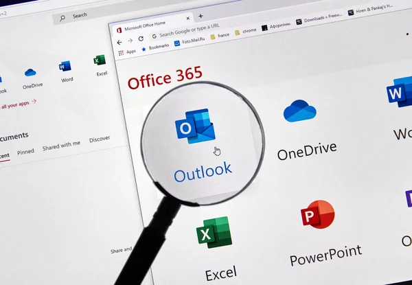 Icona di MIcrosoft Outlook — Foto Stock