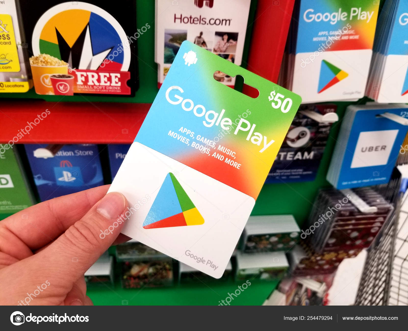 Different Pictures Of Google Play Gift Cards And How To Identify