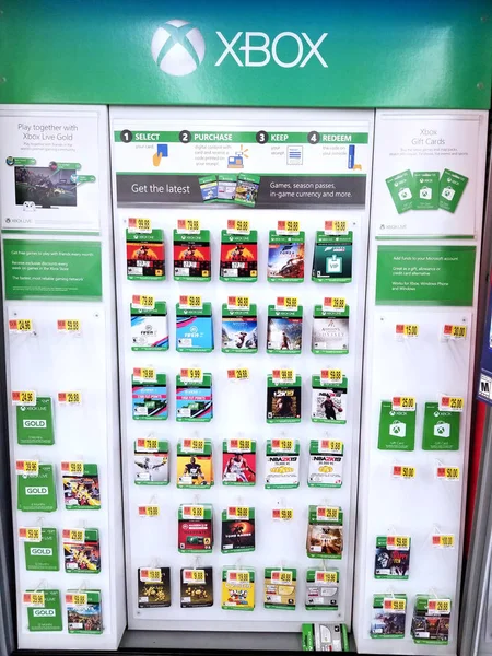 Xbox juegos de vídeo shalves — Foto de Stock
