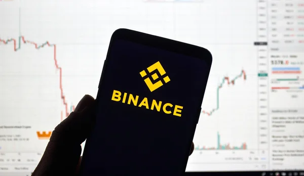 Binance cryptocurrency döviz logosu