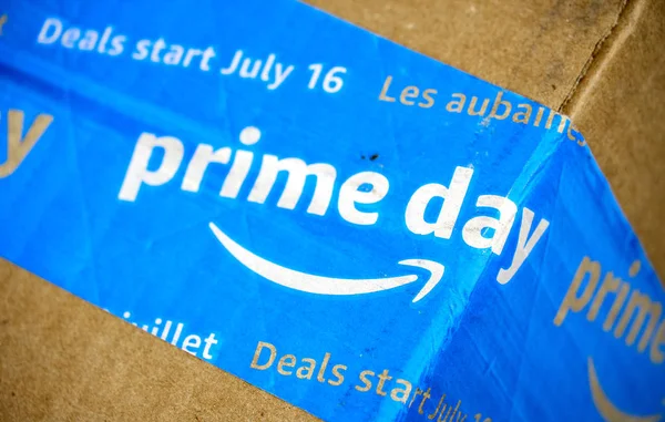 Amazon Prime Day box — Stock Photo, Image