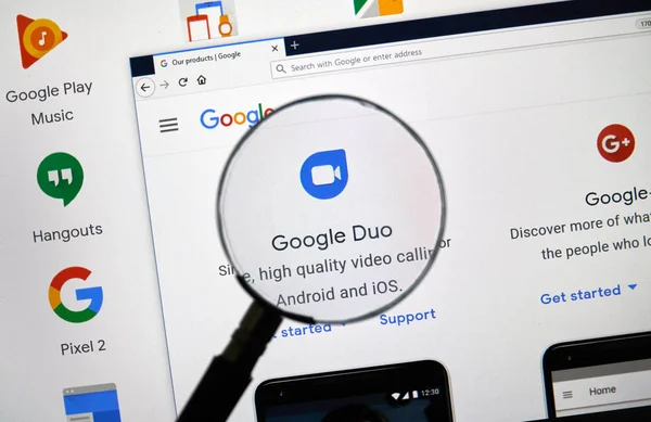 Google Duo-Logo — Stockfoto
