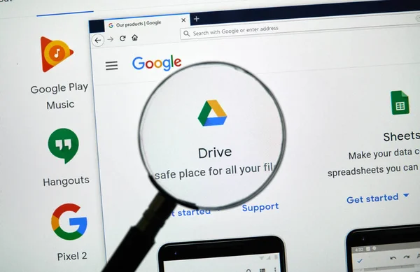 Логотип Google Drive — стокове фото