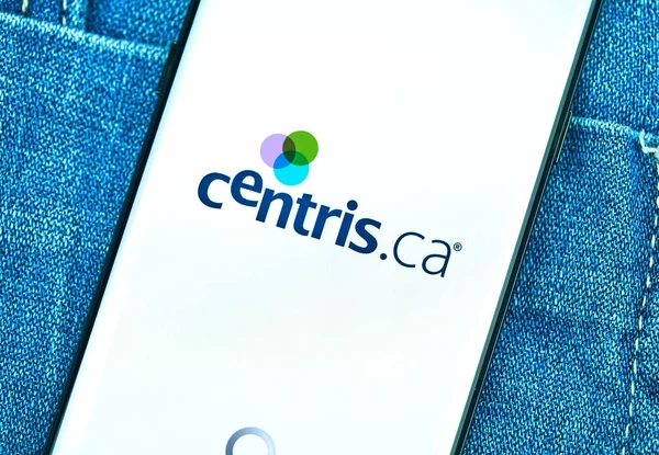 Samsung s8'de Centris mobil uygulaması.