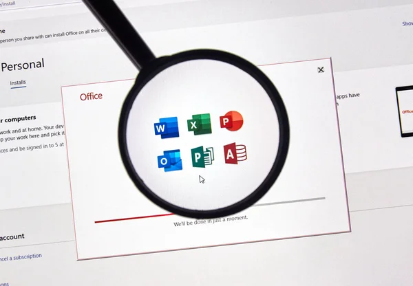 Microsoft office 365 software — Stock Photo, Image