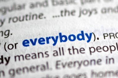 sözlükte yüksek ışıklı kelime