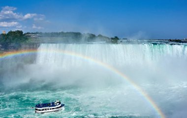 Yaz gününde Niagara Şelalesi