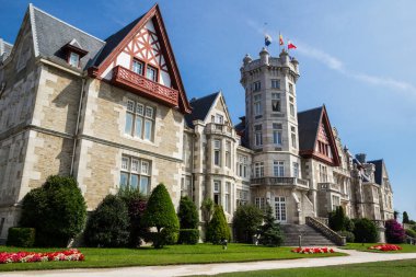Magdalena Sarayı veya Magdalena Sarayı. Santander şehri, Cantabria. İspanya.