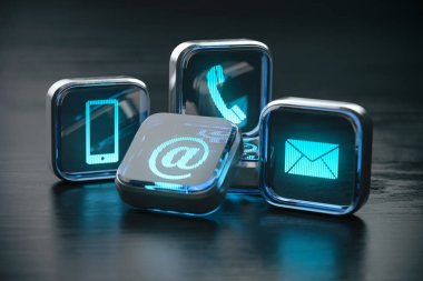 Bize web sitesi sayfası ve internet konsepti ile ulaşın. İletişim yöntemleri. 
