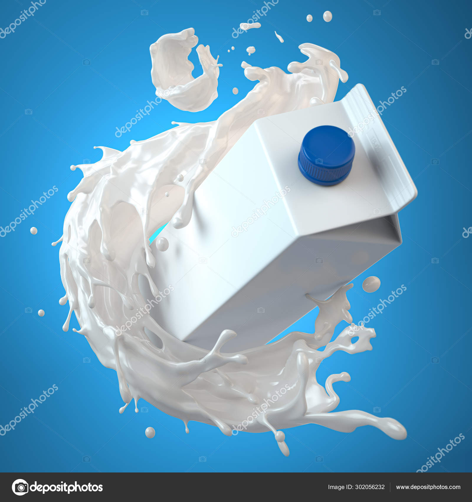 Download Mockup Of Milk Tetra Pack Carton Box Or Packaging And Splash O Stock Photo Image By C Maxxyustas 302056232