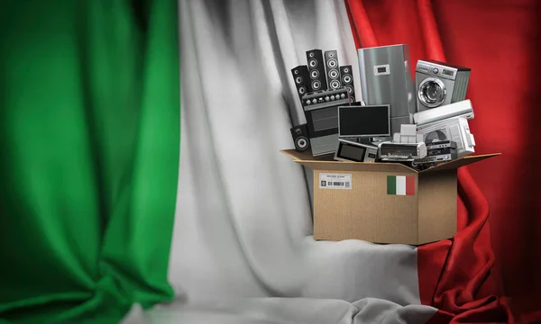 Huishoudelijke apparaten gemaakt in Italië. Thuis keuken Technics in a c — Stockfoto