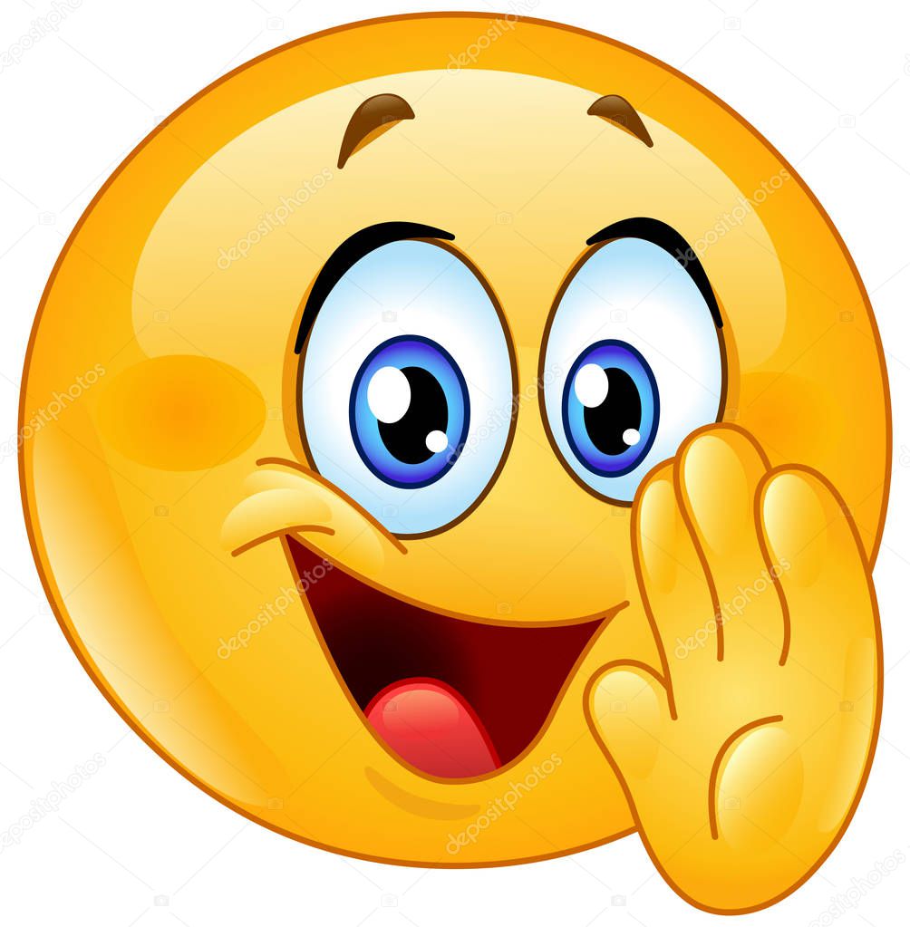 Vettoriale stockEmoticon Raccontare Segreto di ©yayayoyo #203250648, image size:1004x1023