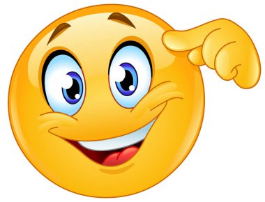 Alnındaki ifadeye işaret ediyor