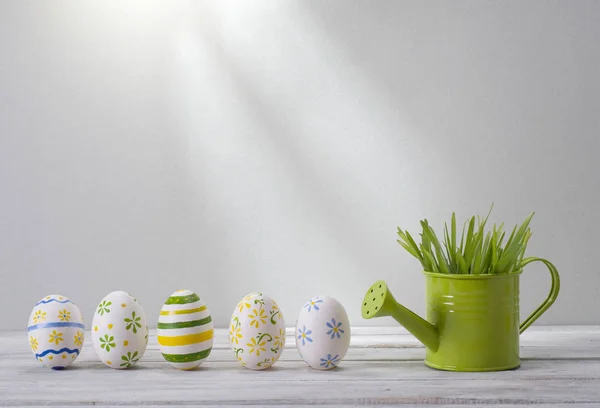 イースターの卵のある静物 — ストック写真