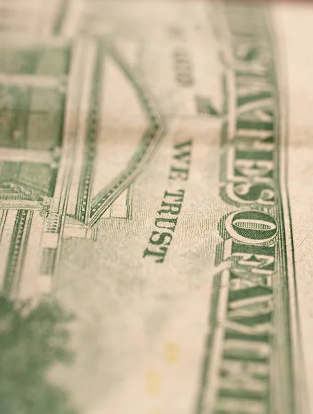Dollar Bill Super Macro Close Photo — Stock Photo, Image