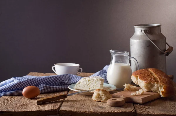 Still Life Dairy Products — Stock Photo, Image