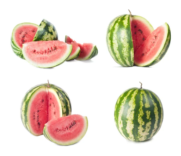 Watermelon Isolated White Background — Stock Photo, Image