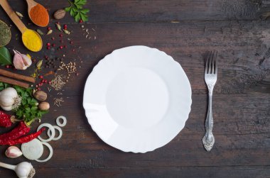 çeşitli baharatlar seçimi.