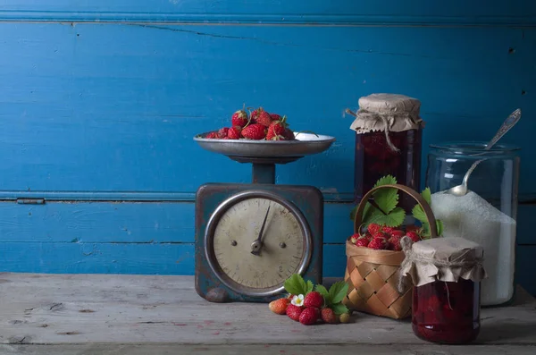 Strawberry preserve — Stock Photo, Image