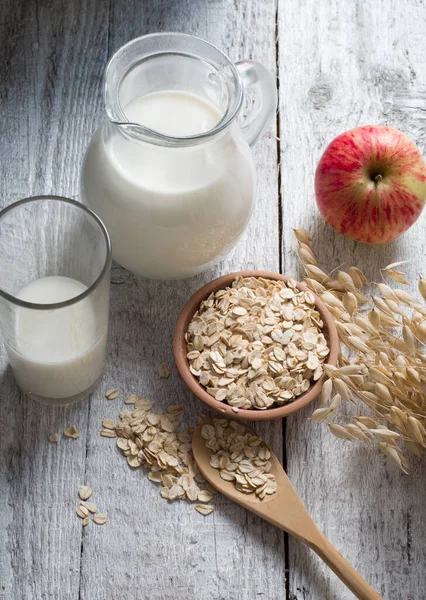 Oat flakes — Stock Photo, Image