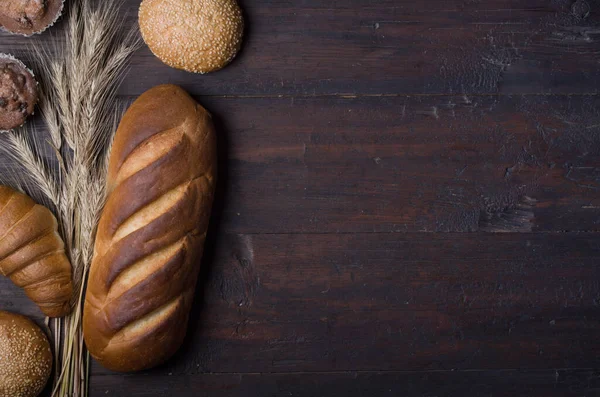 Печёный хлеб — стоковое фото