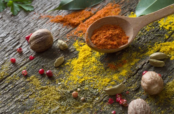 Various spices selection. — Stock Photo, Image
