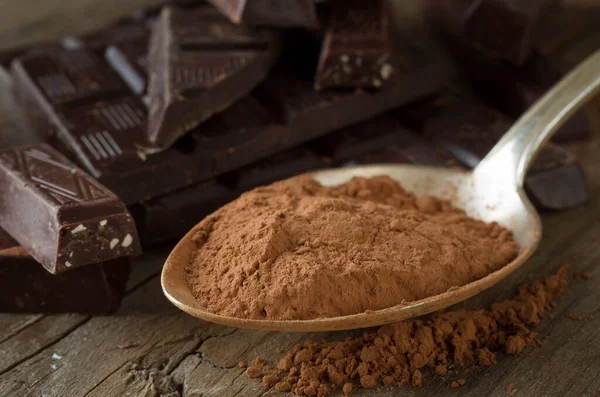 Blocchi di cioccolato — Foto Stock