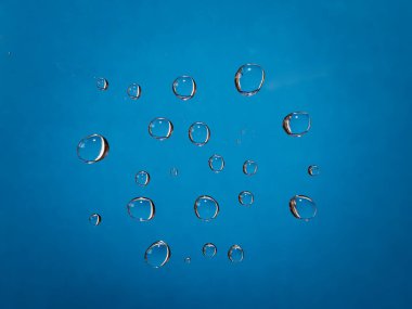 Mavi su damlaları arka plan