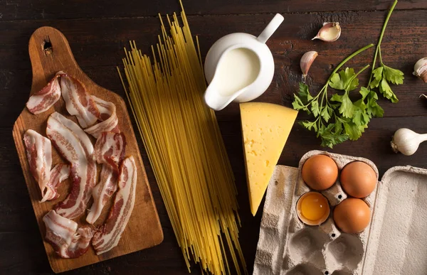 Pasta carbonara — Stock Photo, Image