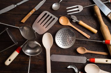 Vintage mutfak gereçleri