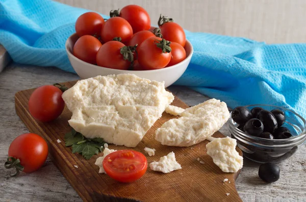 Greek feta cheese — Stock Photo, Image