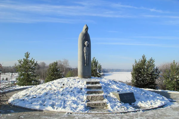 Monument Sergei Radonezh — Stock Photo, Image