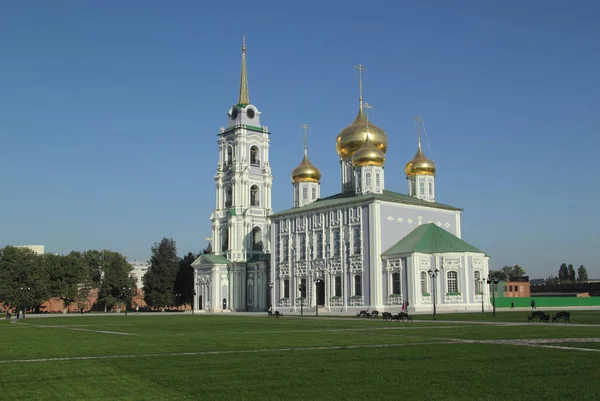 Historical Town Tula Russia Orthodox Cathedral Medieval Fortress Kremlin — Stock Photo, Image