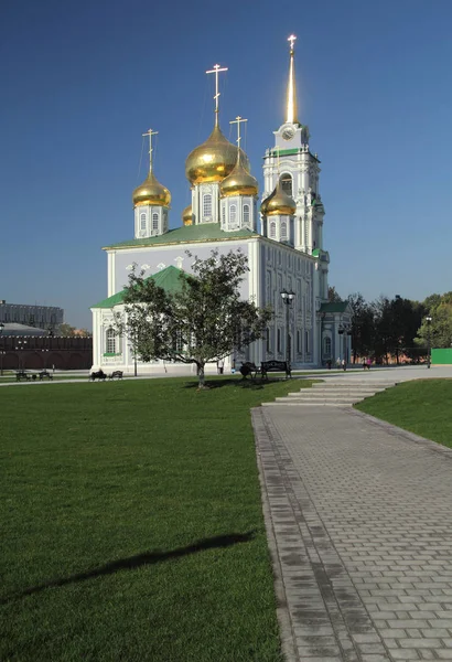 Città Storica Tula Russia Cattedrale Ortodossa Campanile Nel Cremlino — Foto Stock