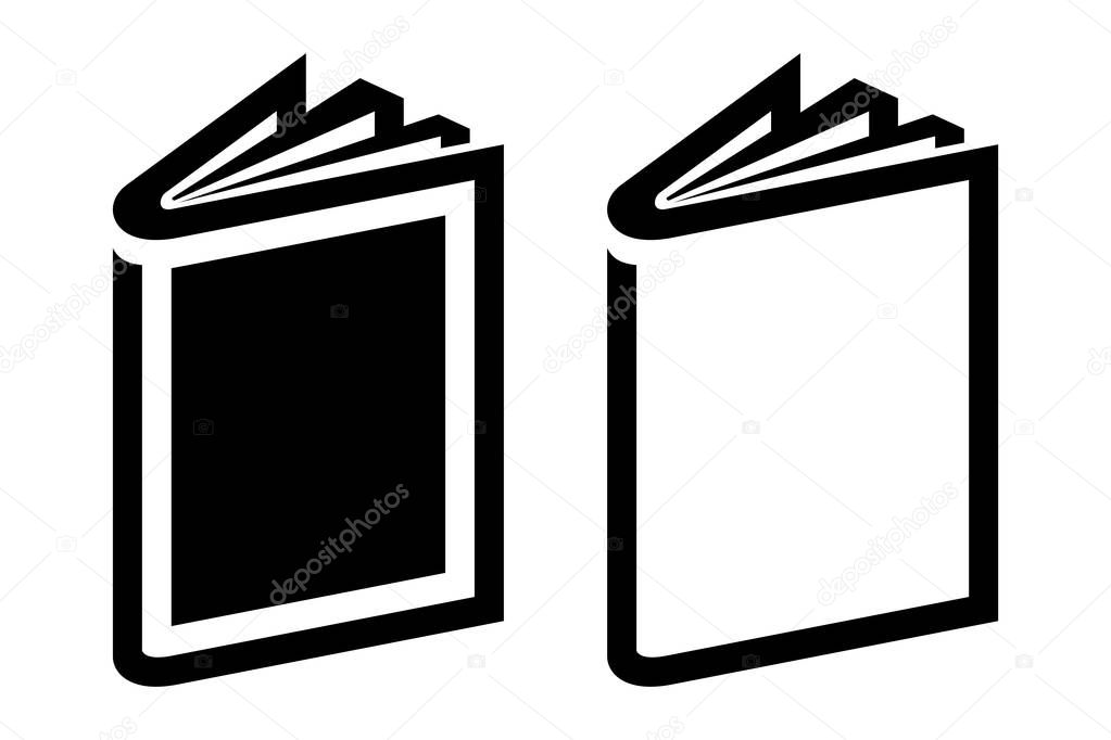 Book icons set