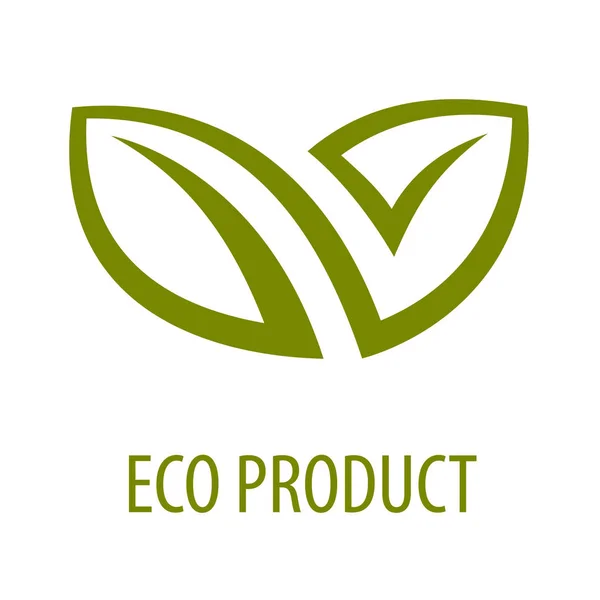 Логотип Eco — стоковый вектор